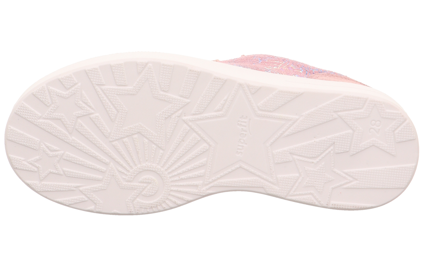 Stylish and comfortable SUPERFIT Halbschuh STELLA 807-55 in pink with a trendy pattern