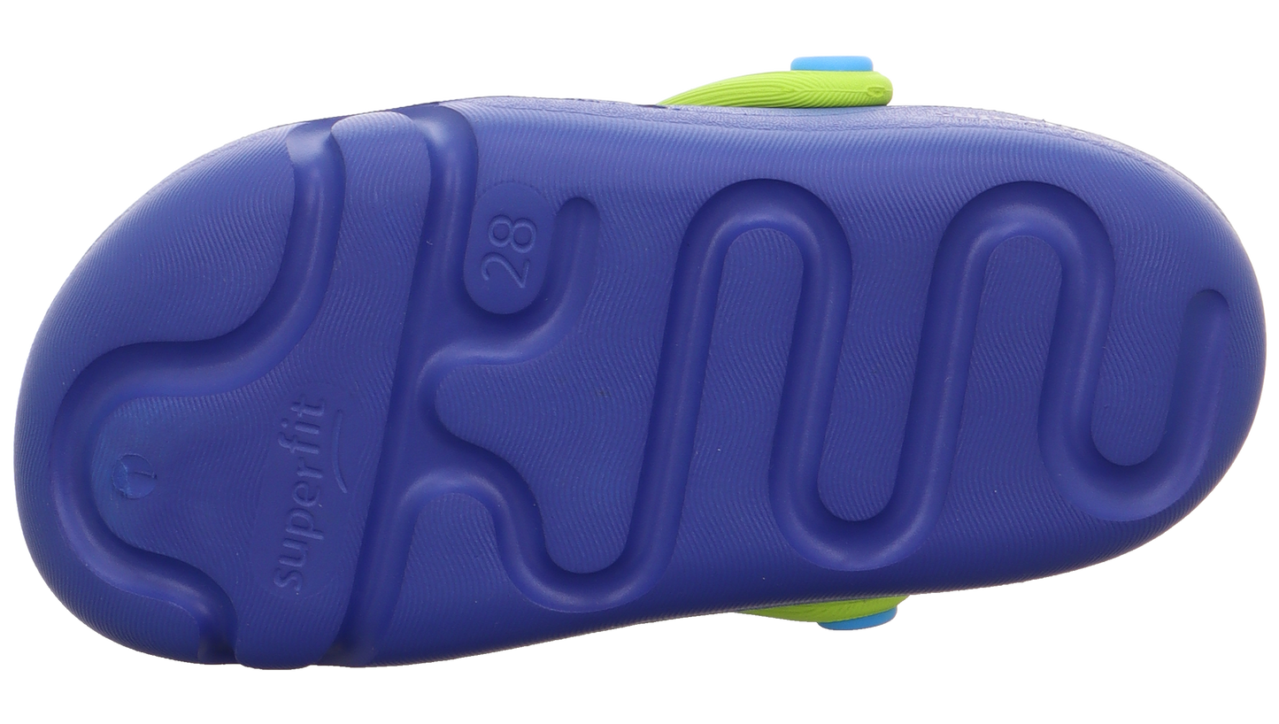 Superfit Splash 990-80 blau/neongrün, a durable and vibrant water shoe for outdoor activities