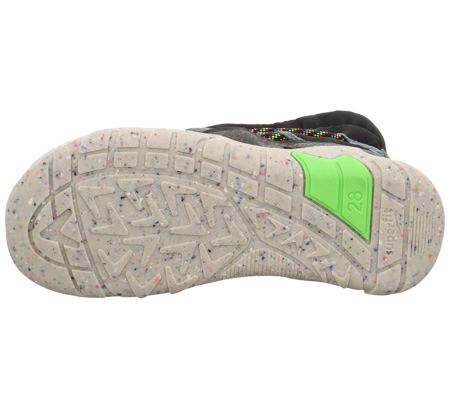 Black and blue SUPERFIT Knöchelschuh Barfußschuh TRACE 6038/00, a high-performance barefoot shoe for ultimate comfort and support