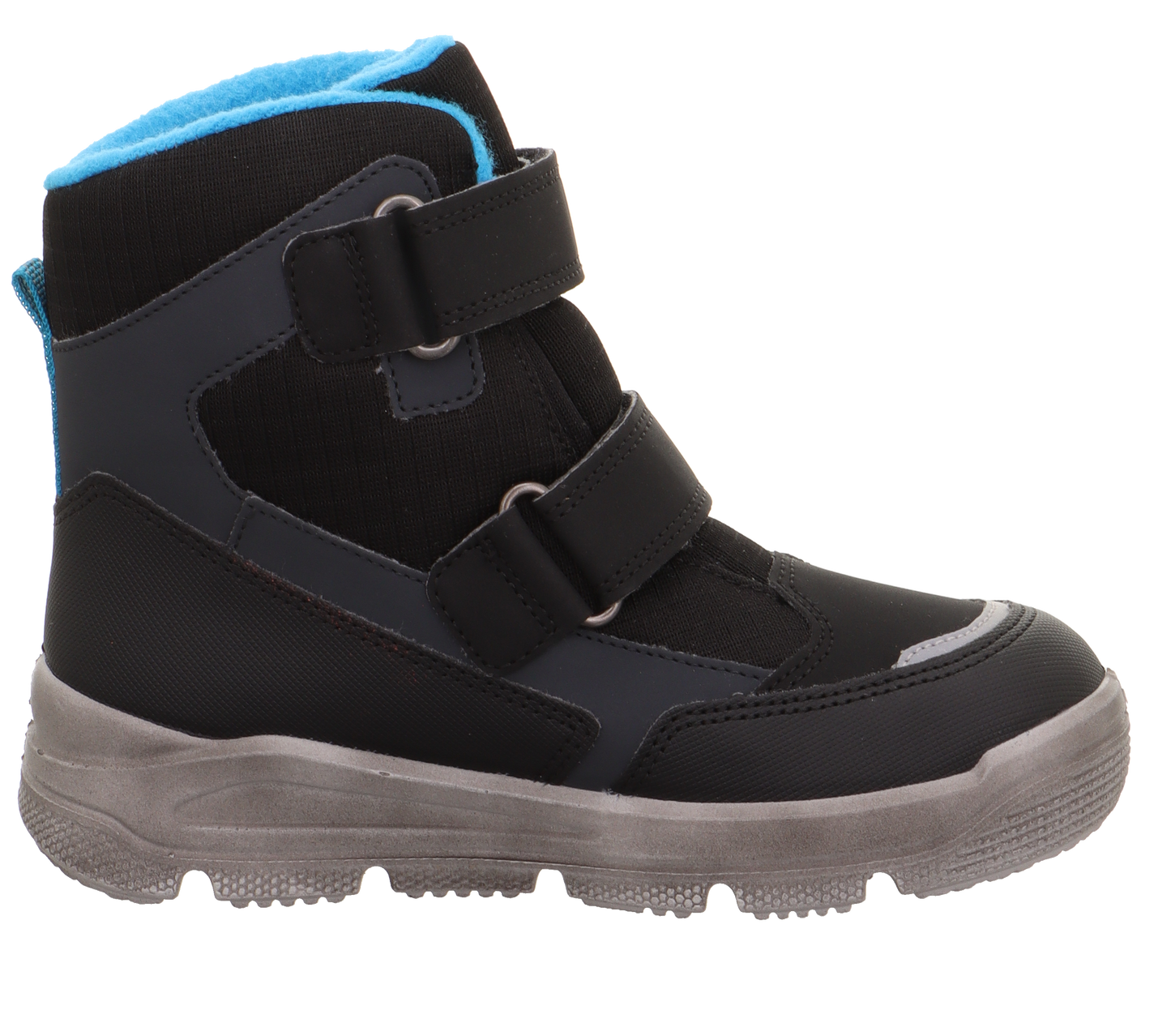 Overhead view of SUPERFIT GORE-TEX Stiefel MARS 9086-00 hiking boots with a rugged and stylish appearance