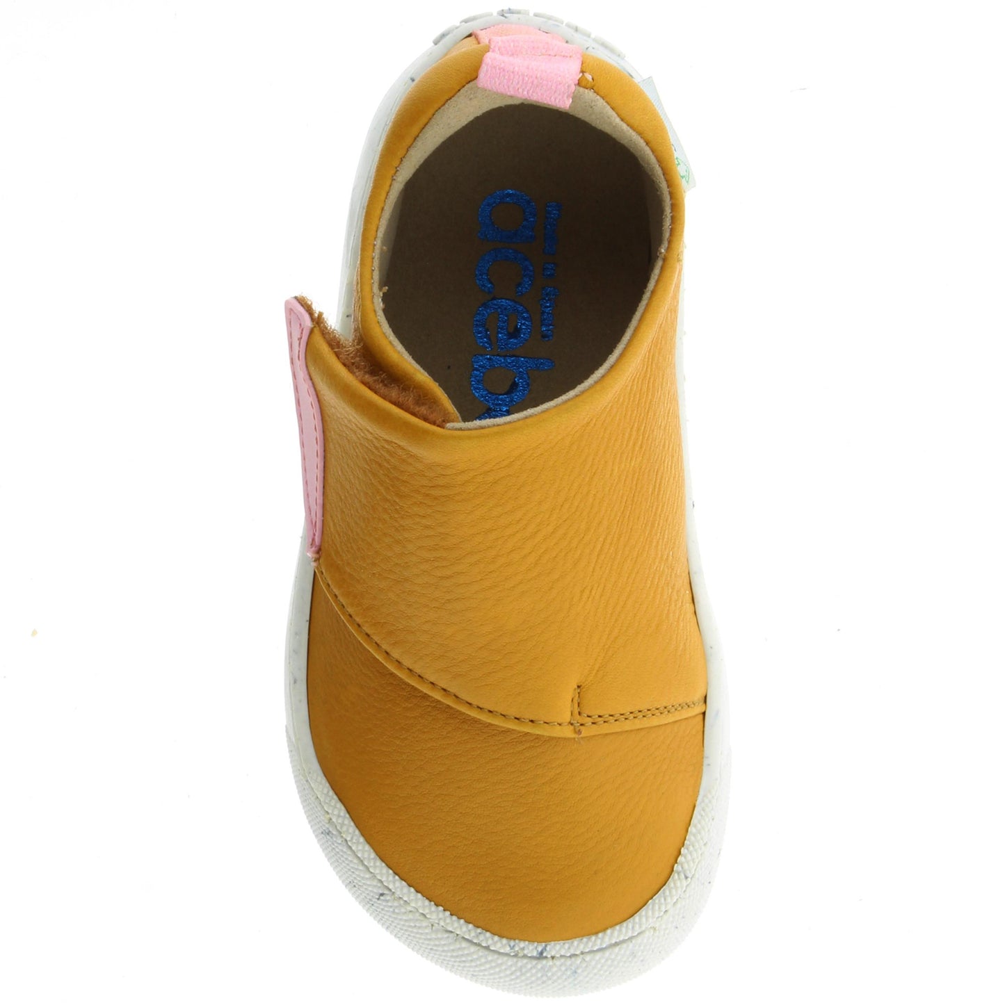 Curry and pink ACEBO'S Barfuß Halbschuh 1376 VE for happy little feet