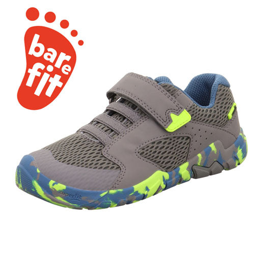 Grey, jeans, and neon yellow SUPERFIT Halbschuh Barfußschuh TRACE 6030-250 product image