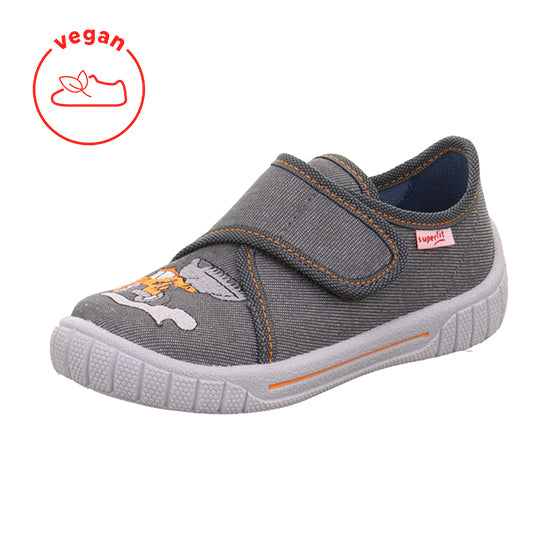 Comfortable and stylish SUPERFIT Hausschuh BILL 278-205 in grey with cool digger design