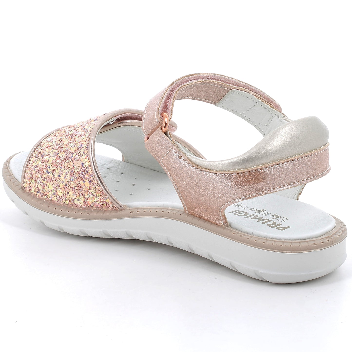 Komfortable und stilvolle Sandale ALANIS 78877-55 von PRIMIGI in roségold, für Mädchen