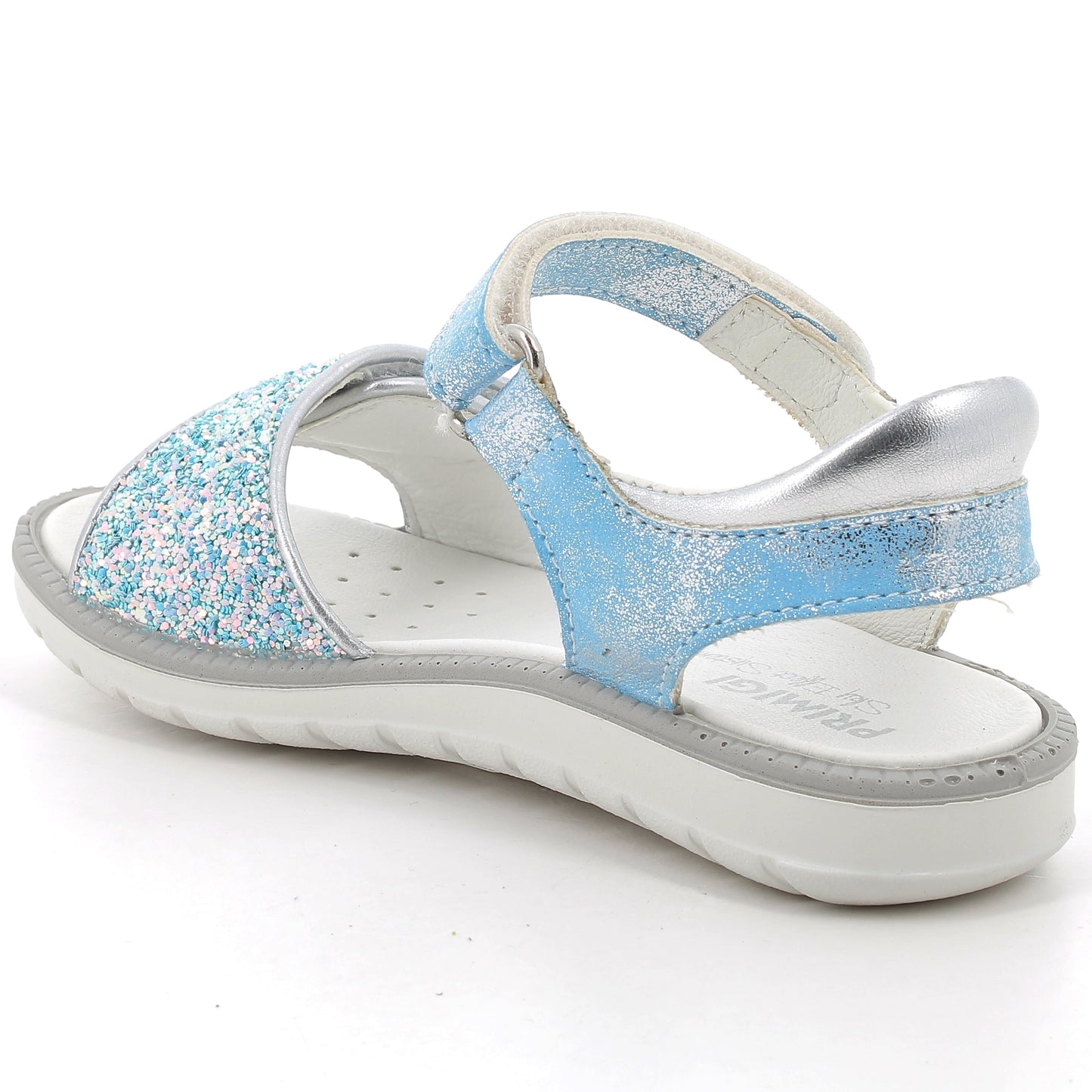 Elegante Sandale ALANIS 78877-77 in eisblau mit flexiblem Sohle und weichem Fußbett