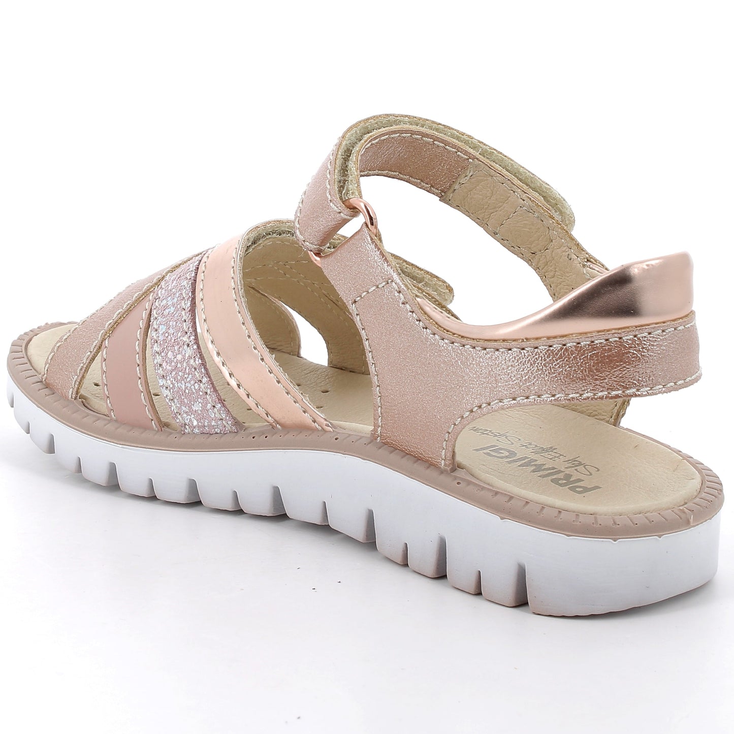 Kinder Sandale PRIMIGI AXEL 78910-44 - roségold aus hochwertigem Material mit verstellbarem Klettverschluss