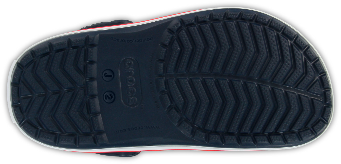 Comfortable and stylish CROCS CROCBAND CLOG 207006-485 in navy and red color