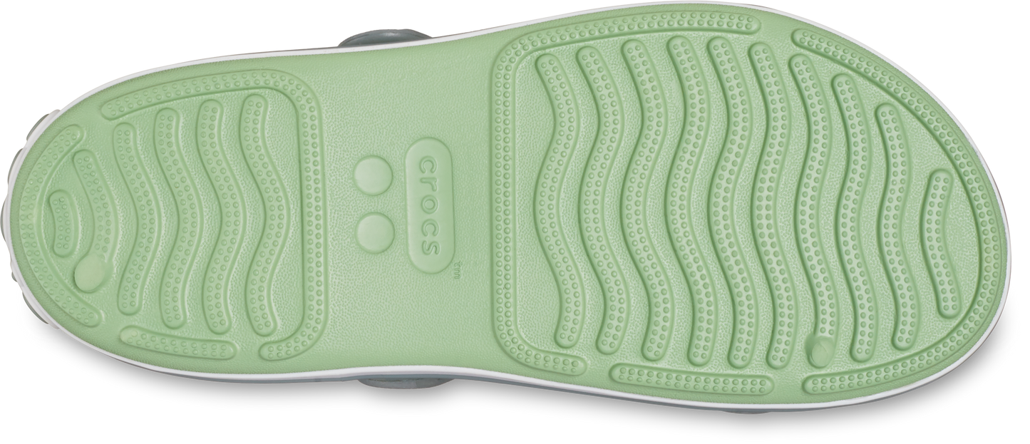 Comfortable and stylish CROCS CROCBAND™ CRUISER SANDAL in eukalyptus and sage green color
