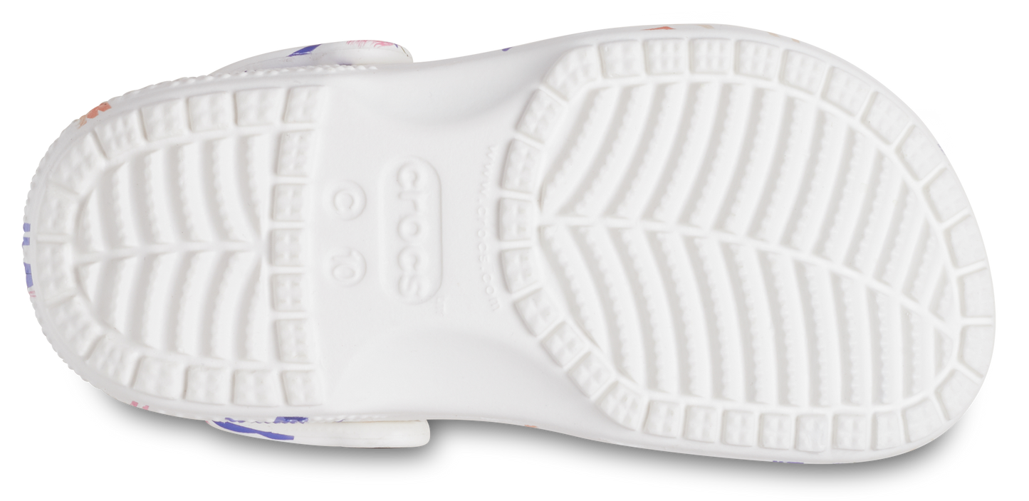 CROCS TODDLER CLASSIC CHARACTER PRINT CLOG 209697-9CD - Einhorn: Adorable pink clog with unicorn design for little kids to wear