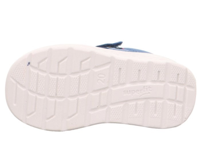 High-performance SUPERFIT GORE-TEX Halbschuh BREEZE 364-804 in vibrant blue and magenta color combination for outdoor activities