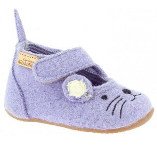 Comfortable and stylish LIVING KITZBÜHEL Hausschuh 4007/367 in elegant violet color