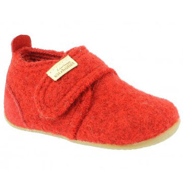 Comfortable and stylish LIVING KITZBÜHEL Hausschuh 4022/350 in red color