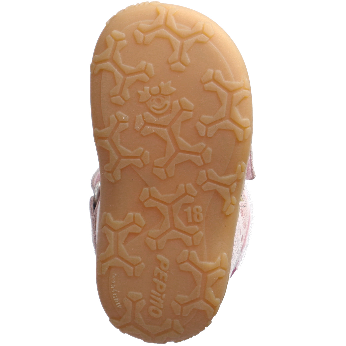 Close-up of RICOSTA Halbsandale EBI in pink with playful polka dots