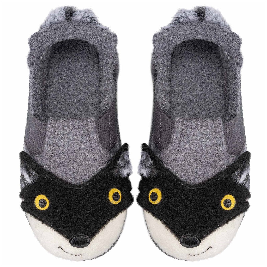 NANGA Hausschuh 15-0304-65 - dunkelgrau / Waschbär
