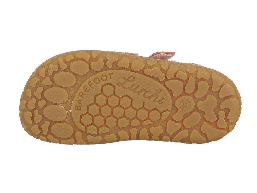 LURCHI Barfuß Halbschuh NOAH 95L5003005 - rosa / Mädchen Schuhe mit flexibler Sohle und Klettverschluss