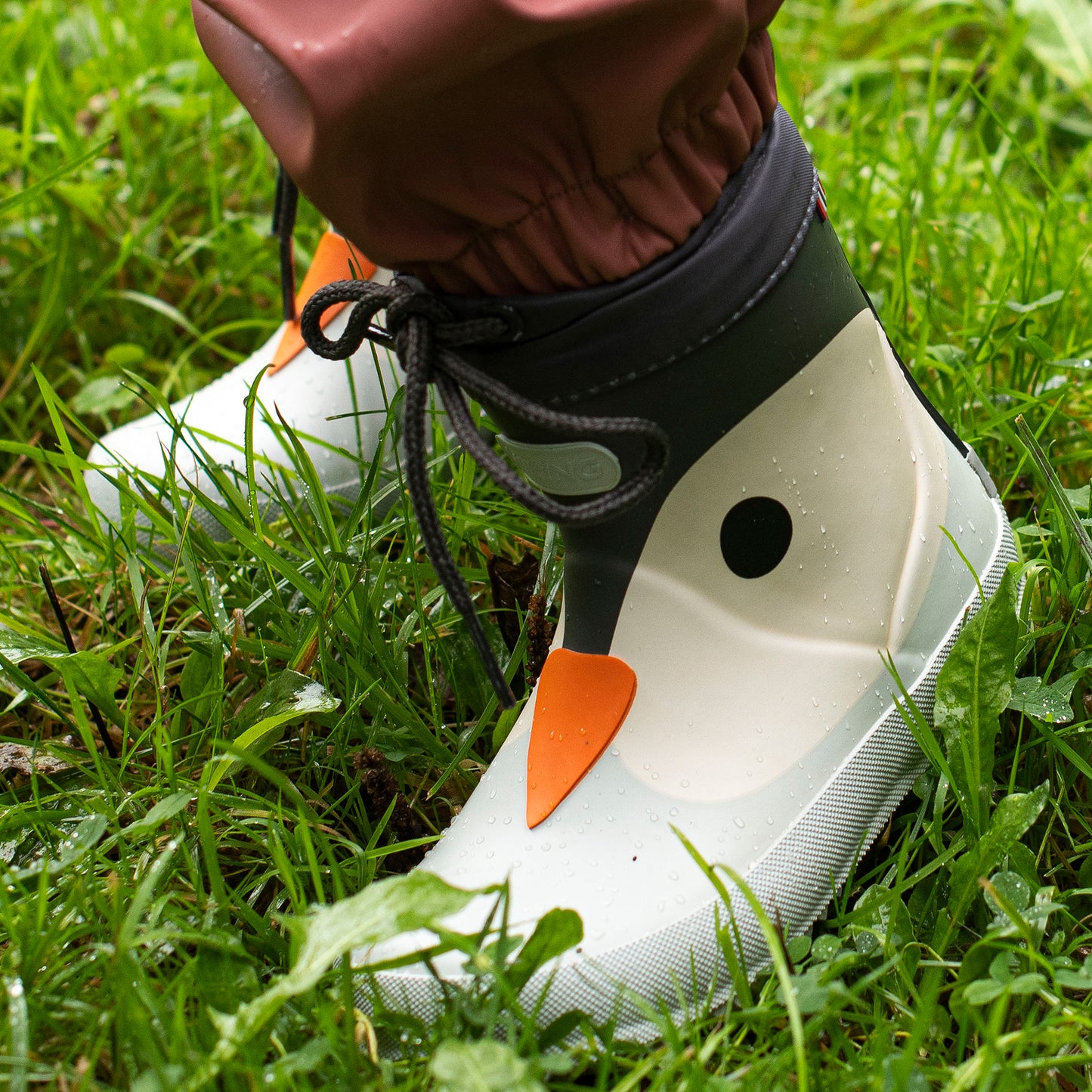 Modische Gummistiefel mit niedlichem Pinguin-Print für Kinder