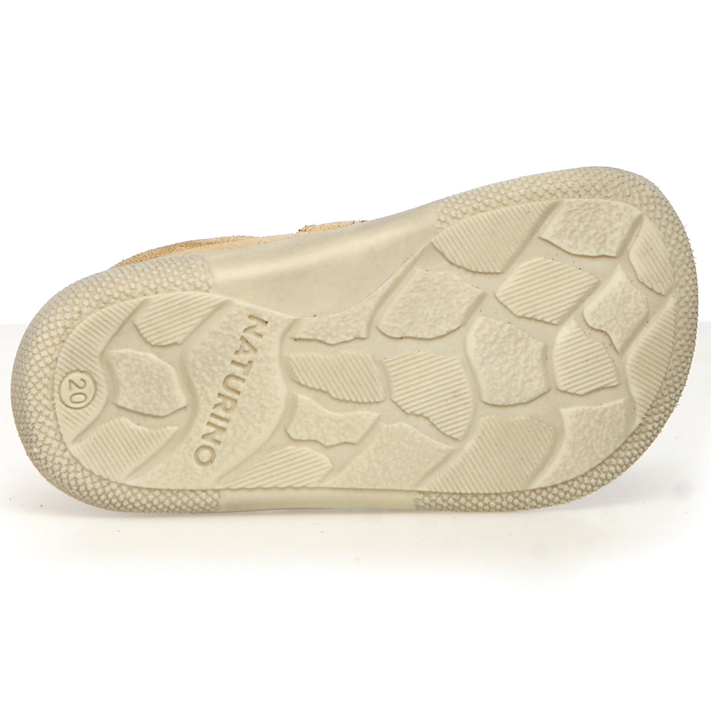 NATURINO Barfußschuh Halbschuh AMUR - sand / salbei - Comfortable and stylish barefoot shoe for kids in sand and sage colors