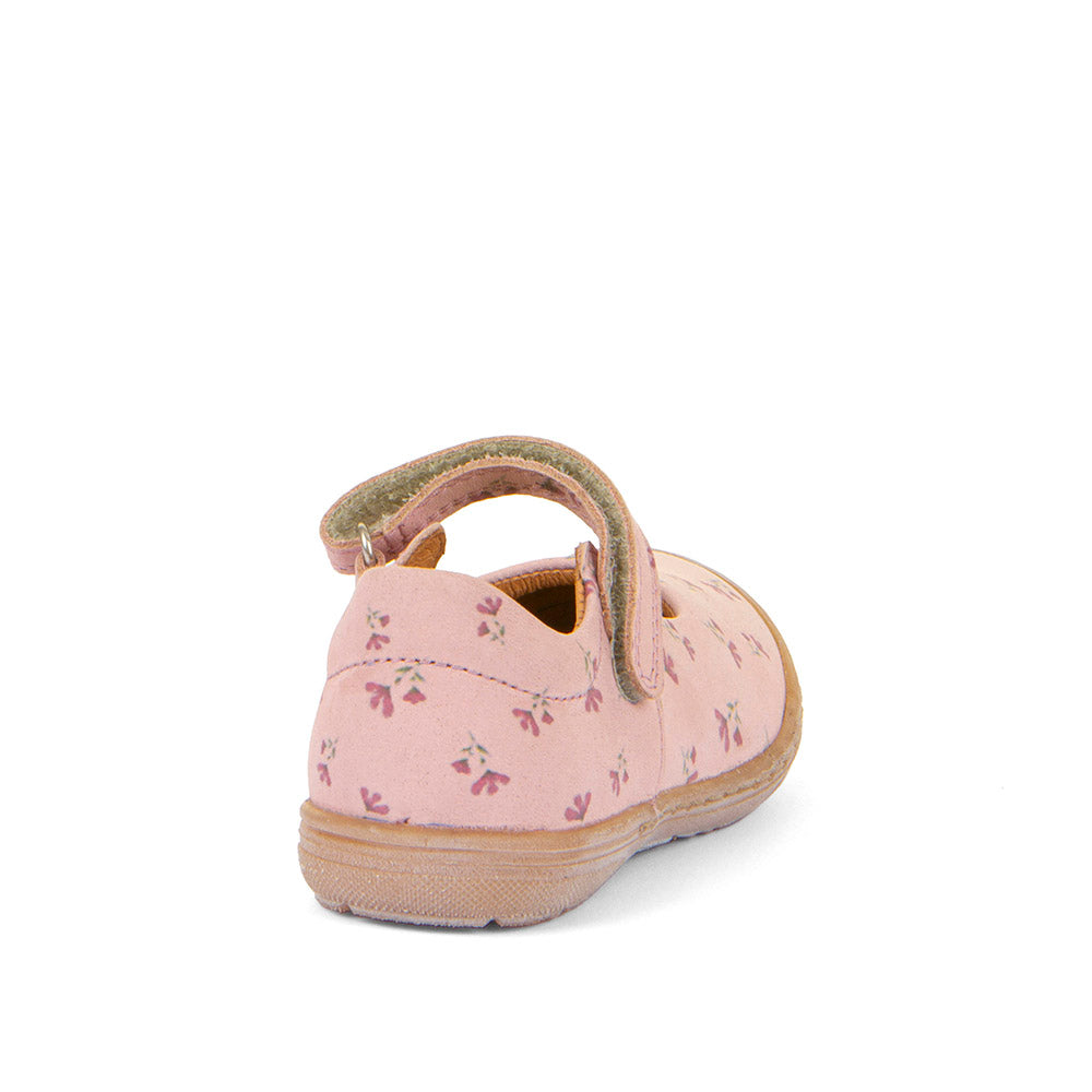Leichte Ballerinas für Kinder in Rosa mit Blumenmotiv