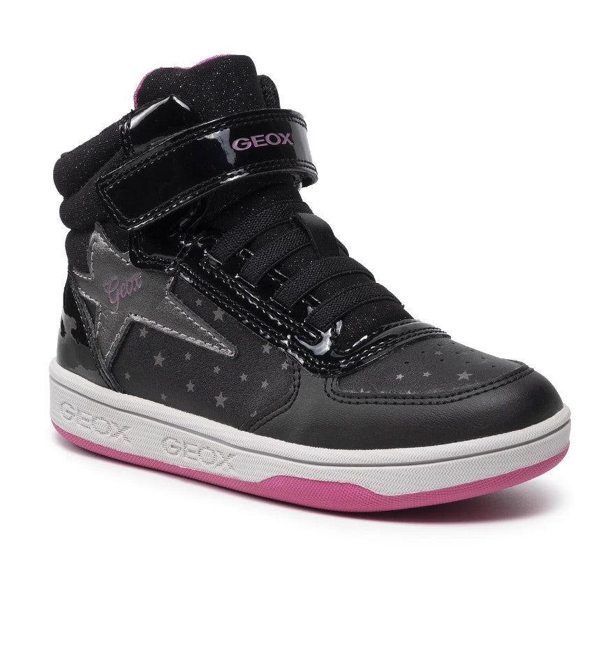 Bequeme und trendige Knöchelschuhe von GEOX in schwarz und pink