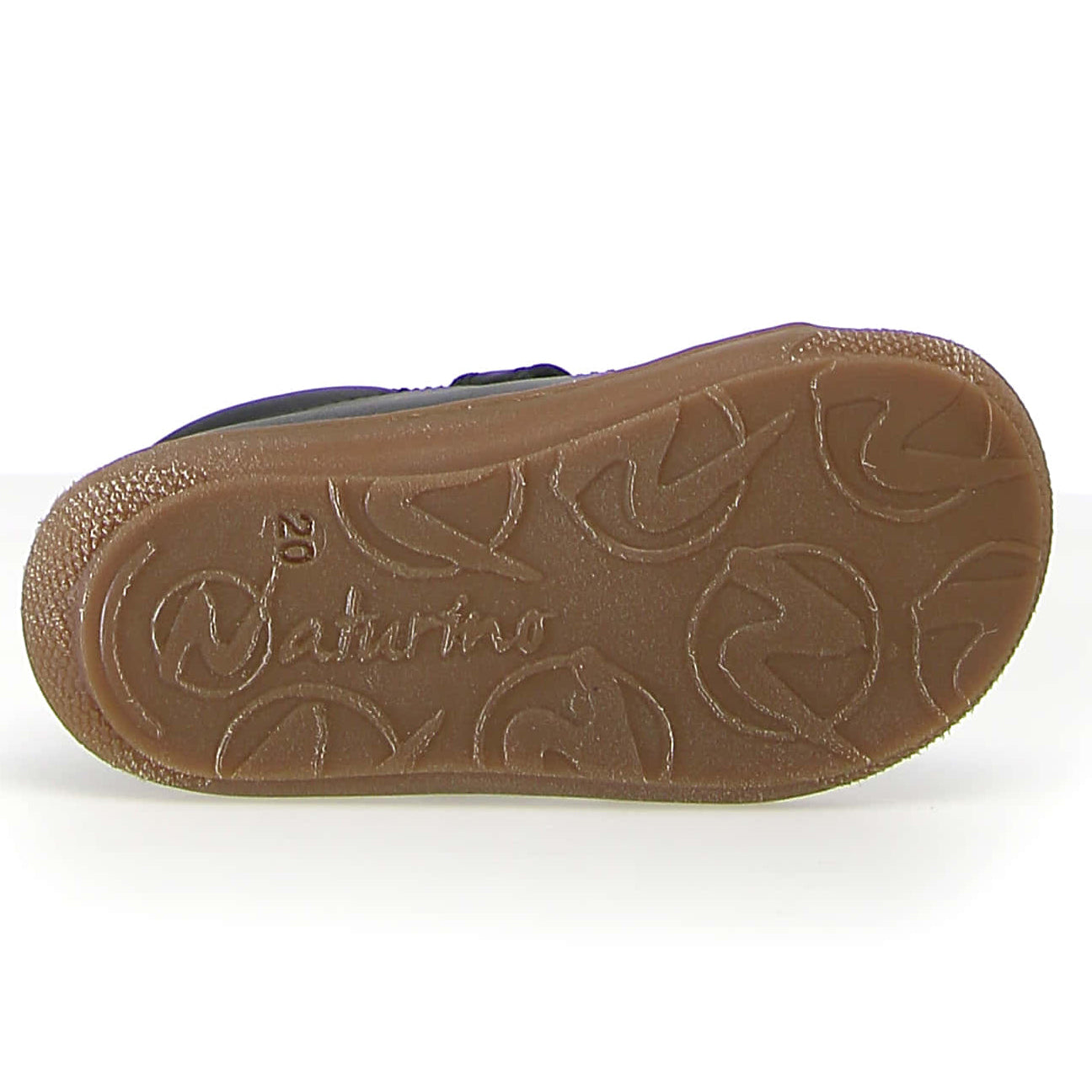 NATURINO Halbschuh COCOON - schwarz: Kinder-Lederschuh in elegantem Schwarz, rutschfeste Sohle, bequemes Innenfutter