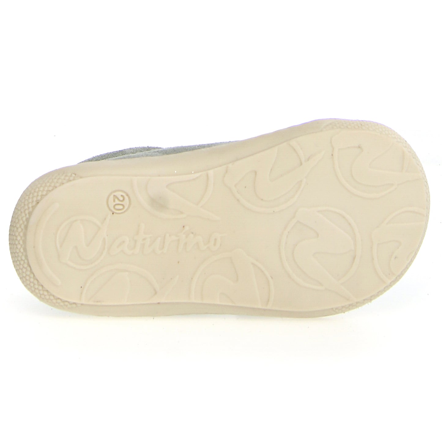 NATURINO Halbschuh COCOON - mint / Goldflitter: Stylish and comfortable mint-colored shoe with gold glitter accents for children