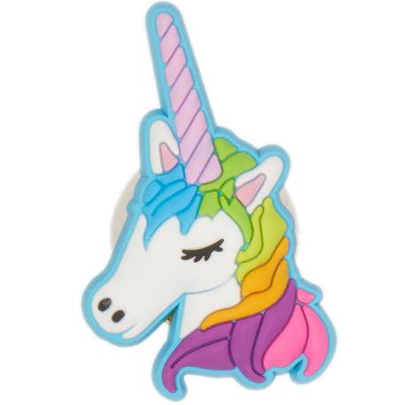 Colorful unicorn design Jibbitz Blinker accessory for CROCS