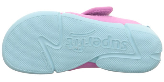 Hochwertiger SUPERFIT Hausschuh VENTI 6700-85 in rosa mit einem magischen Einhorn-Motiv, bietet Komfort und Schutz