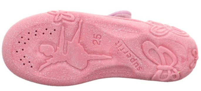 SUPERFIT Hausschuh BELINDA 288-556 - rosa / grün / Einhorn