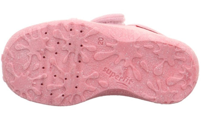 SUPERFIT Hausschuh SPOTTY 9254-556 - rosa / Hasi / Glitzer