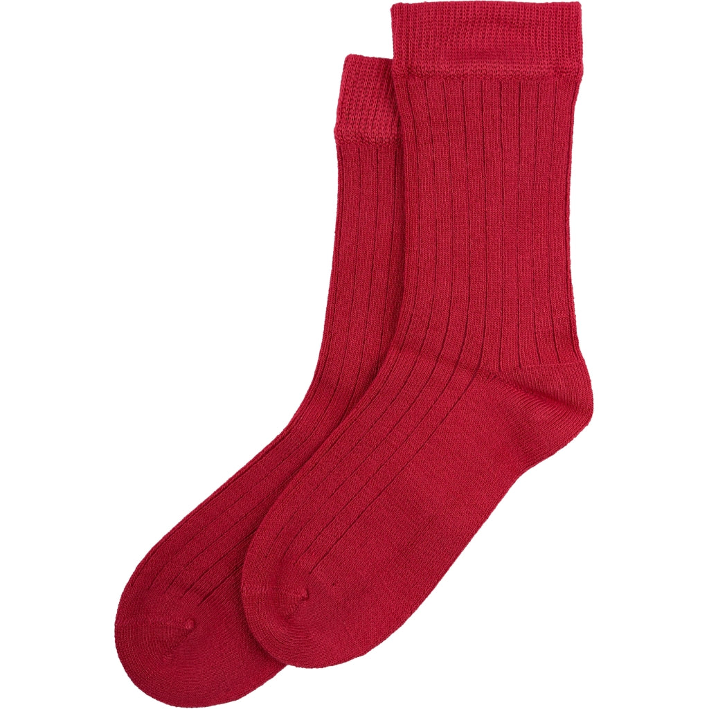 Colorful and comfortable MINIPOP Bambus Socken in chili pepper hue