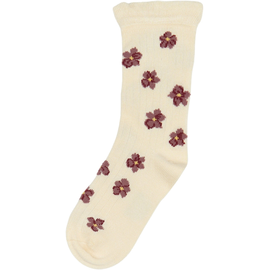 MINIPOP 3er Pack Bambus Socken - Herzen/Blumen