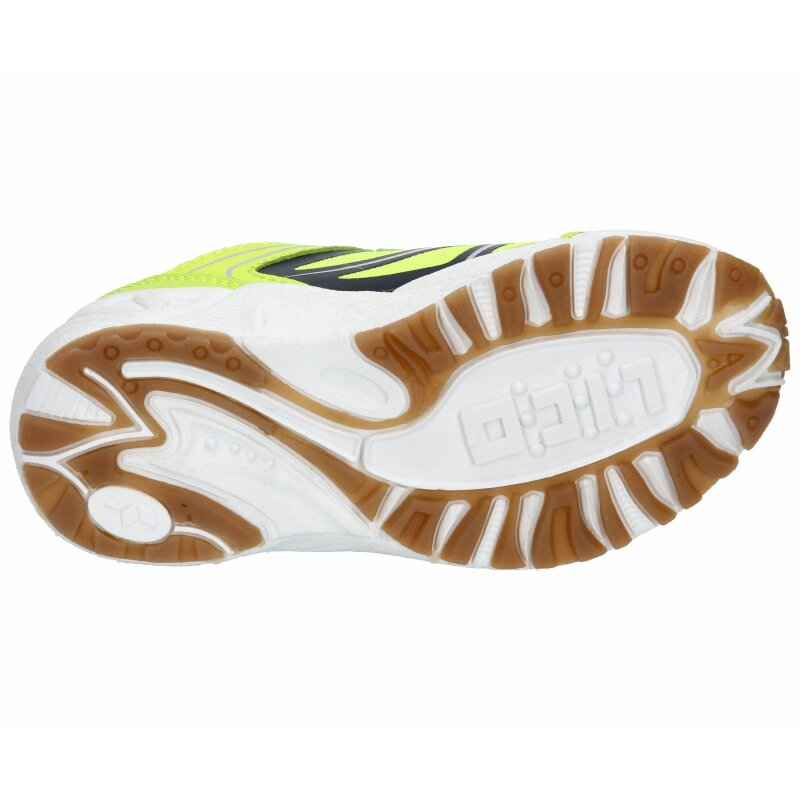 LICO Sportschuh SALFORD 360988 - neongelb / petrol: High-performance athletic shoe in vibrant neon yellow and petrol blue colorway for maximum visibility and style on the track or field