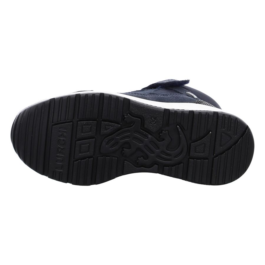 LURCHI TEX Knöchelschuh für Jungen in dunkelblau, Modell CORBY 19311-22, Profilsohle
