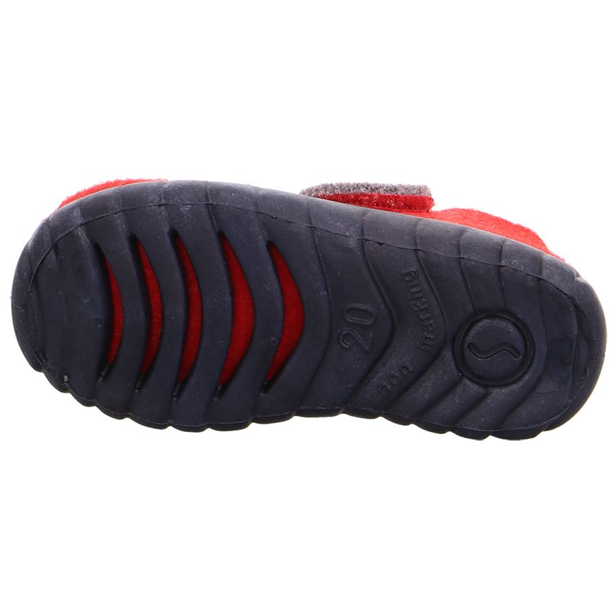 Red SUPERFIT Hausschuh HAPPY 294-71 with cute mouse design for cozy indoor wear