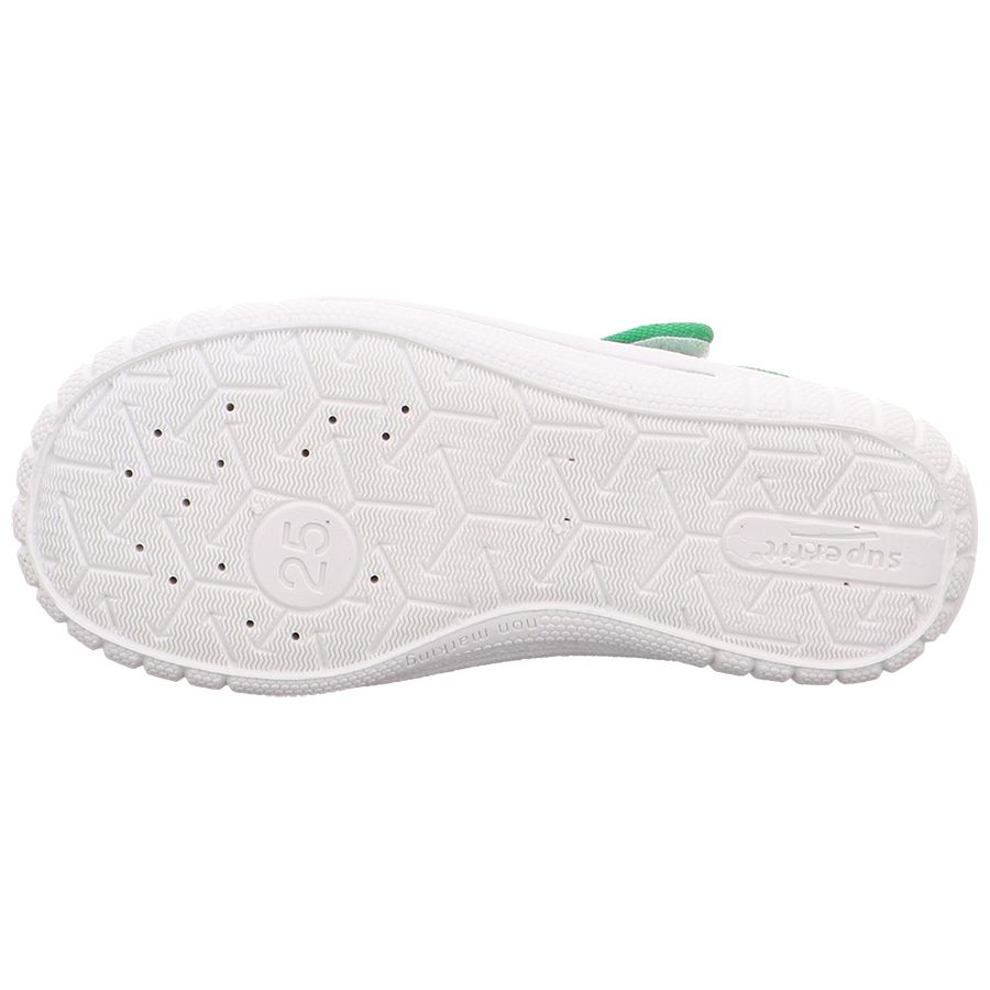 Comfortable and stylish SUPERFIT grass-green Hausschuh BILL 274-700 with a durable design