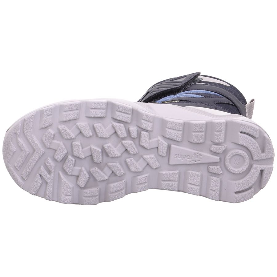 A high-quality, durable navy and light gray SUPERFIT GORE-TEX Stiefel ROCKET 408-800 boot