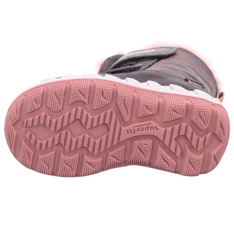High-performance SUPERFIT GORE-TEX Stiefel ICEBIRD 6011-20 in elegant grey and pink color combination, perfect for cold weather