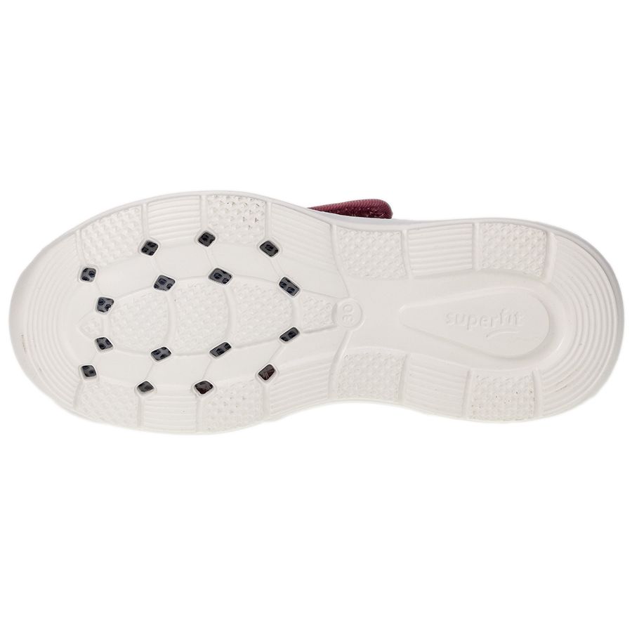 Stylish and supportive FLASH 313-55 pink slip-on shoe for girls by SUPERFIT Hausschuh