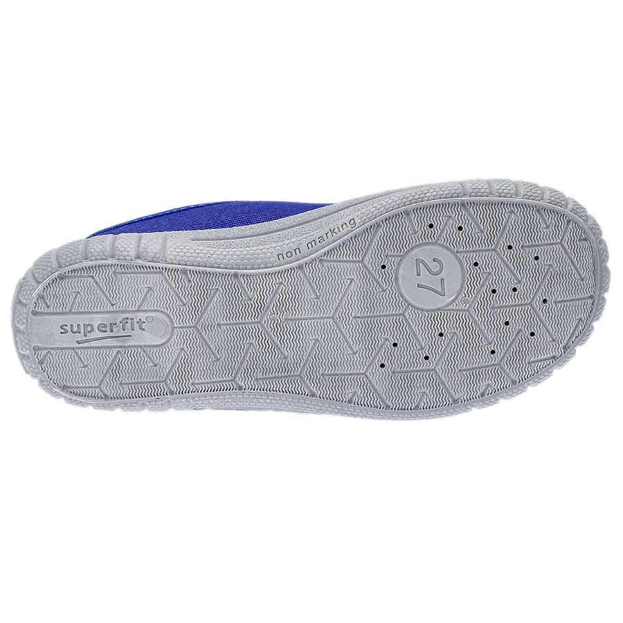 Comfortable and stylish SUPERFIT Hausschuh BILL 271-809 königsblau - Ninja in royal blue