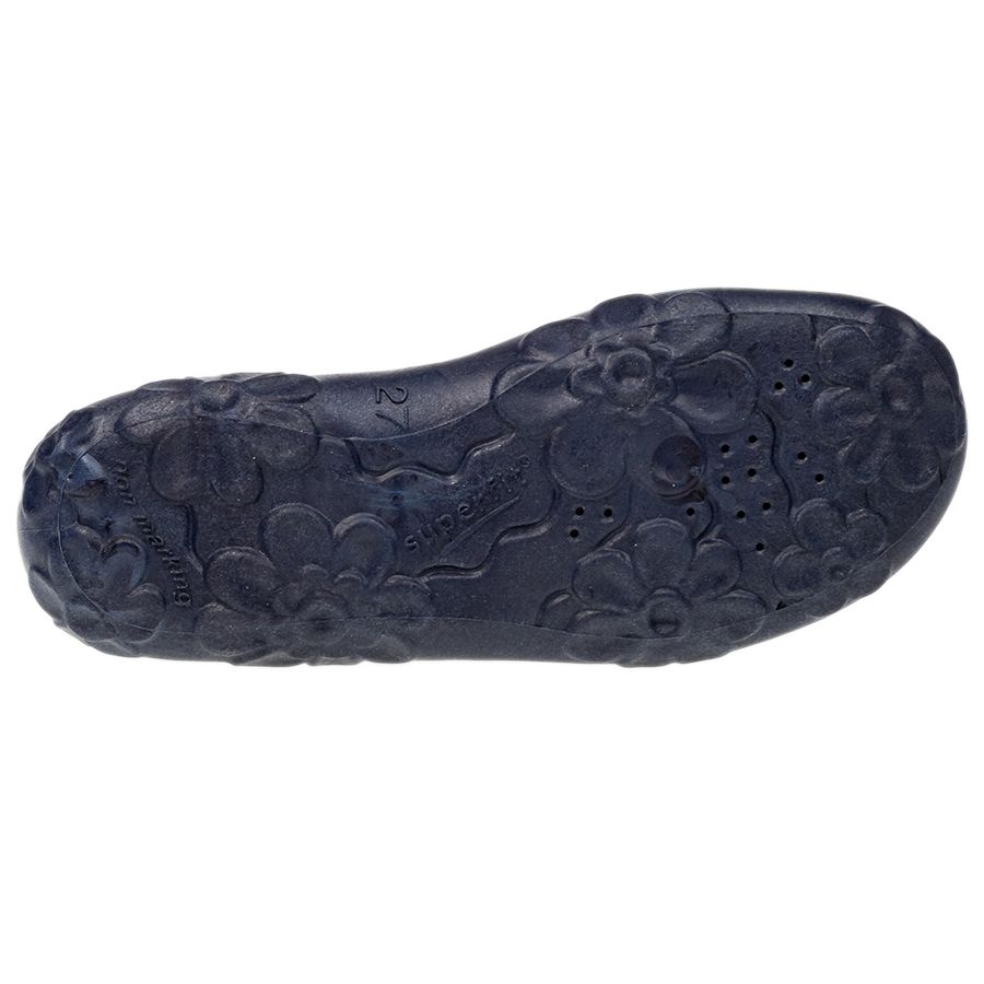 Superfit Hausschuh Bonny 283-805 in dark blue color, a comfortable and stylish ballet slipper for indoor wear