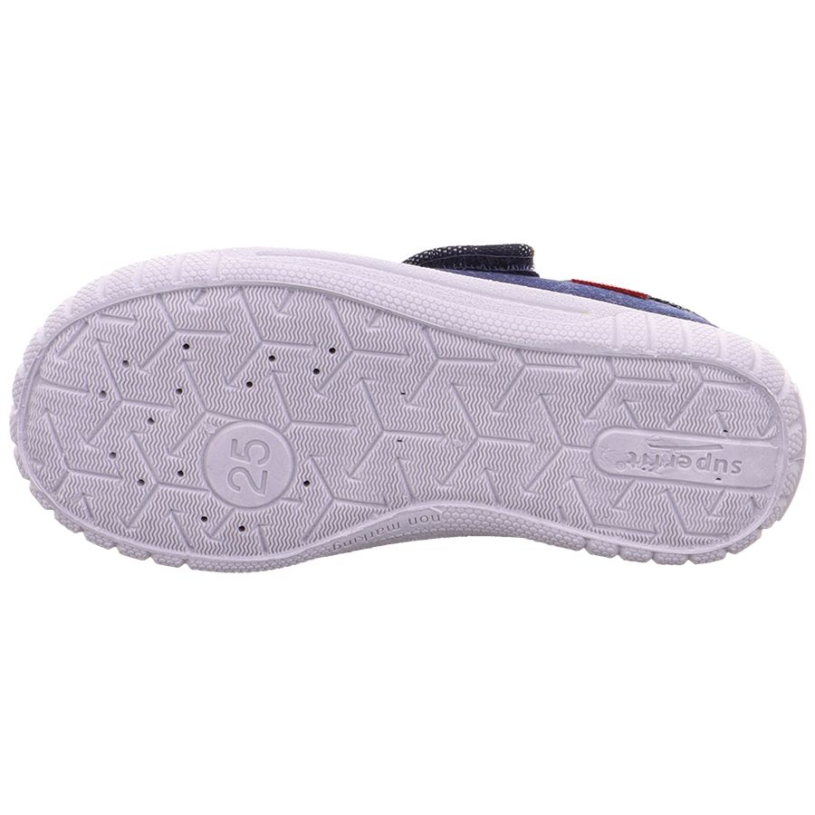 Comfortable and stylish SUPERFIT Hausschuh BILL 278-804 jeans - Krokodil slipper, perfect for lounging at home