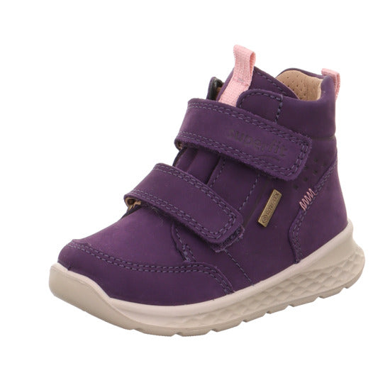 High-performance SUPERFIT GORE-TEX Knöchelschuh BREEZE 367-851 lila for outdoor activities, featuring durable waterproof construction and vibrant purple color