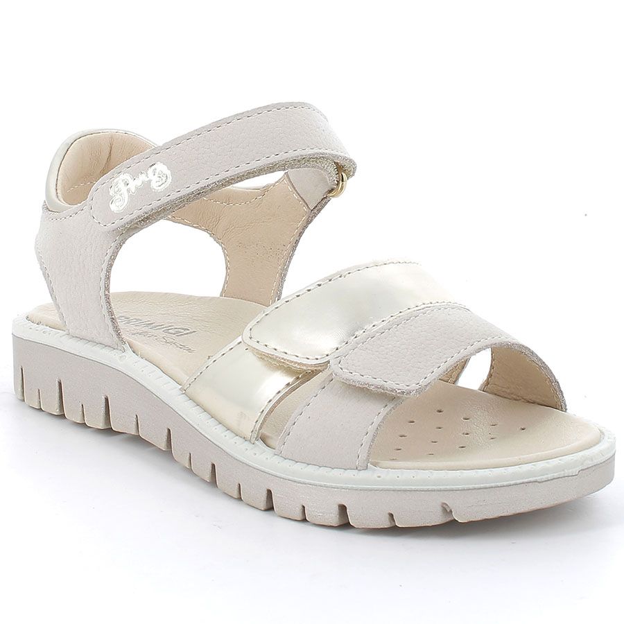 PRIMIGI Sandale 38860-11 - créme - gold, comfortable and stylish summer sandals for girls with cream and gold tones, perfect for everyday wear