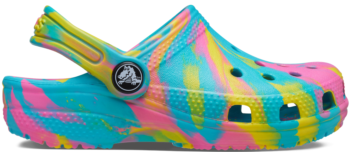 Multicolored CROCS CLASSIC MARBLED CLOG 206838-4SM with comfortable design and durable material for all-day wear