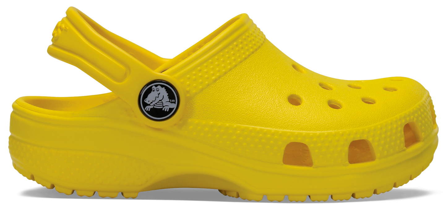 Yellow CROCS CLASSIC CLOG 206991-7C1 with comfortable gel design and slip-resistant sole