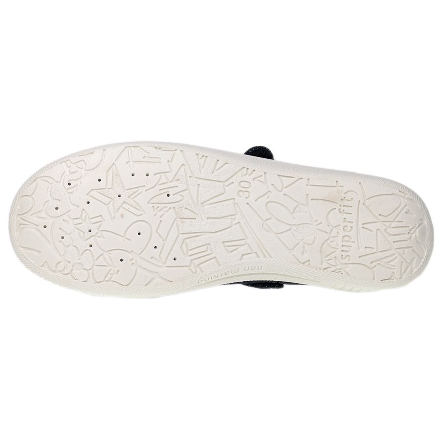 Warm and comfortable SUPERFIT Hausschuh BELLA 261-80 - dunkelblau