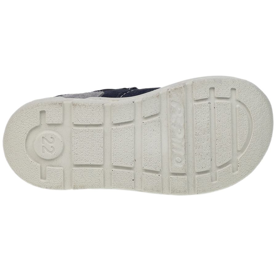 Close-up of RICOSTA Halbsandale KASPI showing navy and grey details