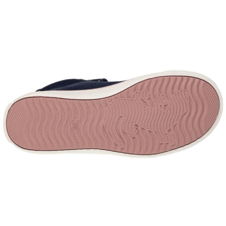 LURCHI Knöchelschuh in navy with charming Gänseblümchen design