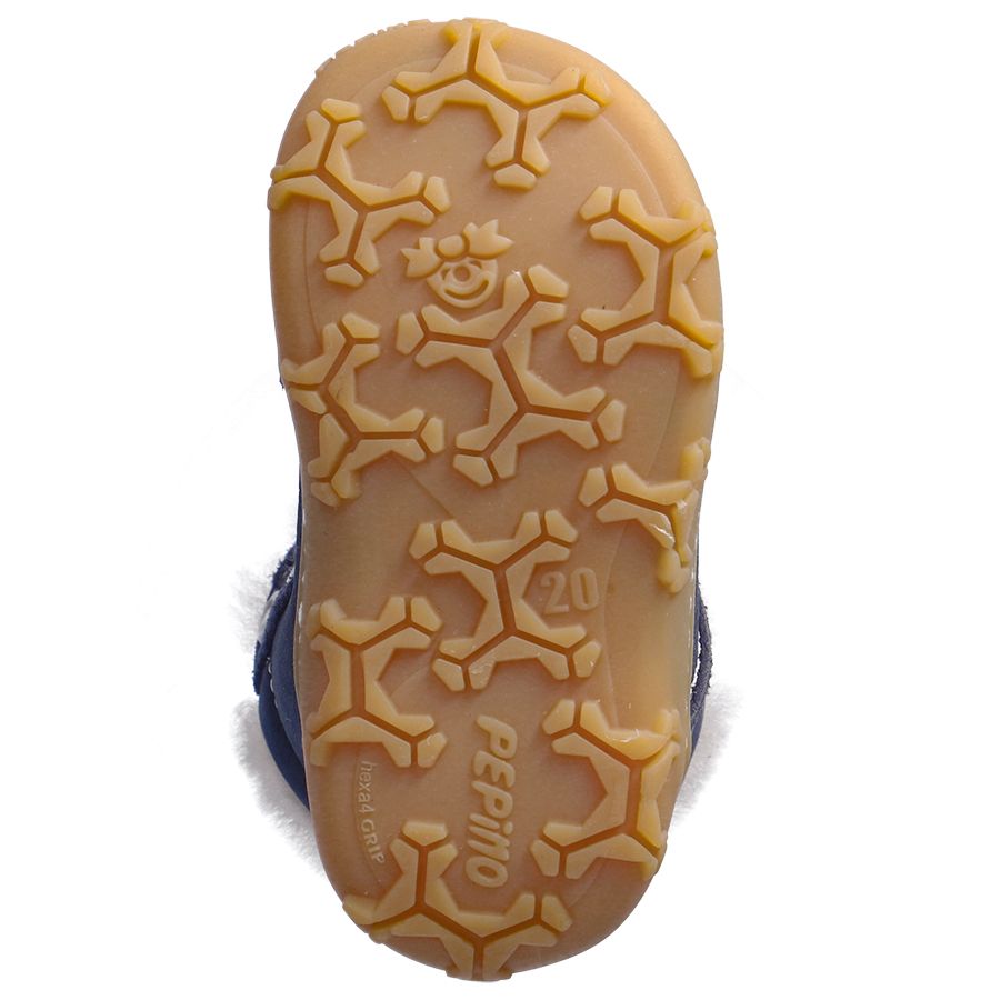 Pair of RICOSTA Knöchelschuh ELIA - dunkelblau for boys with lace closure