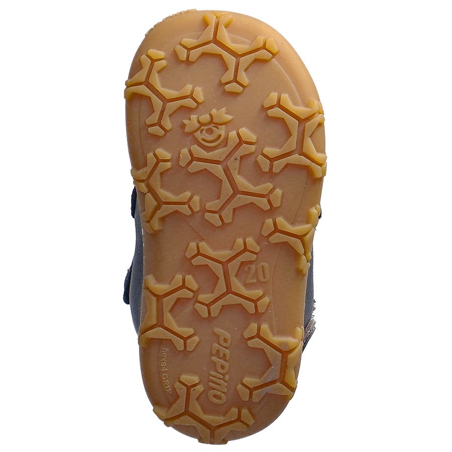 Child's feet in RICOSTA Knöchelschuh GERO - navy demonstrating the perfect fit and comfort for active wear